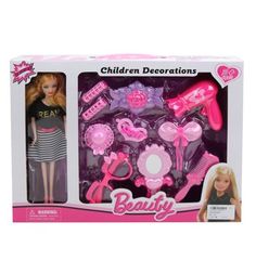 Игровой набор Наша Игрушка Парикмахер с куклой (11 предметов)