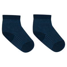 Носки Crockid Полоска, цвет: т.синий/серый