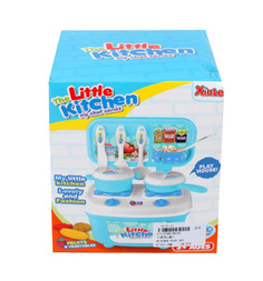 Набор посуды Наша Игрушка с плитой и продуктами