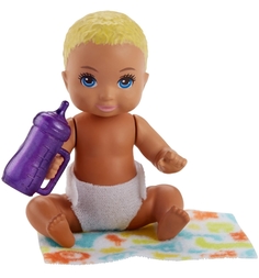 Игровой набор Barbie Ребенок с аксессуаром со светлыми волосами 7 см