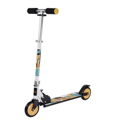 Скутер X-match Wow Animals, цвет: желтый/серый