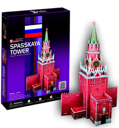 Пазл 3D CubicFun Россия. Спасская башня