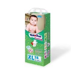Трусики-подгузники Yokosun Econom р. XL (12-20 кг) 38 шт.