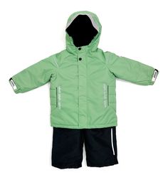 Комплект куртка/брюки Artel, цвет: зеленый/черный