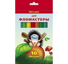 Фломастеры Hatber Ежики (10 цв)