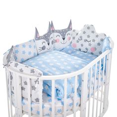 Комплект постельного белья Sweet Baby Gioia Blu 5 предметов наволочка 60 х 40 см, цвет: голубой