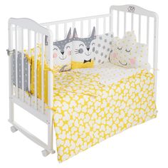 Комплект постельного белья Sweet Baby Gioia Giallo, цвет: желтый 4 предмета наволочка 60 х 40 см