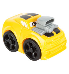 Машинка Mega Bloks Гоночная желто-серая, 3 дет.
