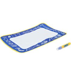 Коврик для рисования AquaArt 1Toy с водным маркером цвет: синий, 30 х 45 см