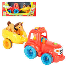Набор игровой Игруша Фермерский трактор красный