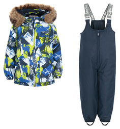 Комплект куртка/брюки Huppa Avery, цвет: синий