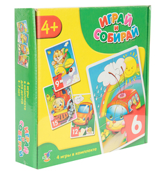 Пазл Дрофа Играй и собирай Забавные машинки