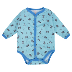 Боди Котмаркот Озорная зебра, цвет: голубой