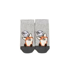 Носки Mark Formelle Лисичка, цвет: серый