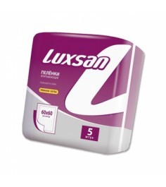 Пеленка Luxsan Premium/Extra одноразовые 60 х 60 см, 1 шт
