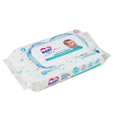 Влажная туалетная бумага Mary, 72 шт