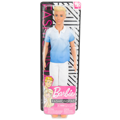 Кукла Barbie Игра с модой Белые штаны голубая рубашка