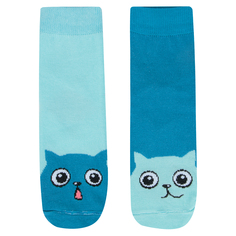 Носки Mark Formelle Коты, цвет: бирюзовый