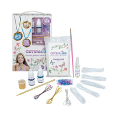 Набор для создания украшений Crystalike 5 подвесок с палочками из шенилла и бусинами