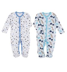 Комплект комбинезон 2 шт Sweet Baby Carino, цвет: синий