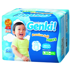 Подгузники-трусики Genki (9-14 кг) 30 шт. Genki!