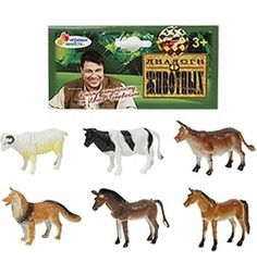 Игровой набор Играем Вместе Диалоги о животных 6 домашних животных