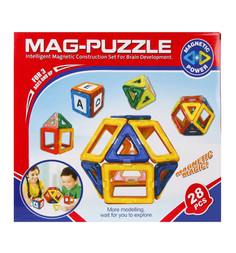 Магнитный конструктор Наша Игрушка 3D (28 дет.)