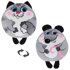 Мягкая игрушка-перевертыш СмолТойс Крыса-кот