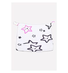 Шапка Crockid Слоники и звезды, цвет: белый/розовый