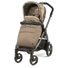 Прогулочная коляска Peg-Perego Book Plus Pop Up с шасси Book 51 Titania B/W, цвет: class beige