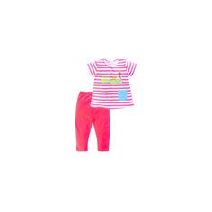 Комплект футболка/брюки Takro, цвет: розовый