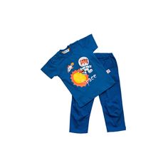 Комплект футболка/брюки Takro, цвет: синий