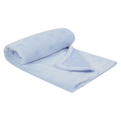 Плед Baby Nice Горох 100 х 118 см, цвет: голубой