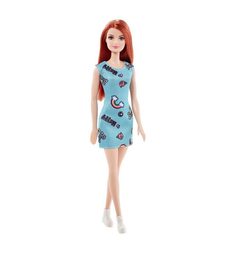 Кукла Barbie Стиль Бирюзовое платье с радугой 29 см