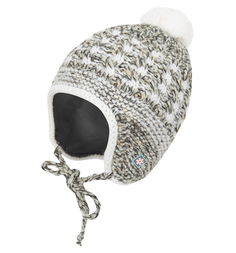 Шапка Marhatter белый/серый