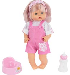 Кукла-пупс Tongde в розовом комбинезоне 39 см
