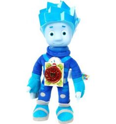 Интерактивная мягкая игрушка Мульти-Пульти Нолик Фиксики 24 см цвет: голубой
