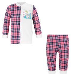 Пижама кофта/бриджи Зайка Моя, цвет: мультиколор