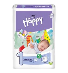 Подгузники Bella Baby Happy Newborn 1 (2-5 кг) 42 шт.