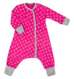 Комбинезон Bambinizon Цветочный луг, цвет: розовый