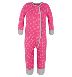 Комбинезон Bambinizon Цветочный луг, цвет: розовый