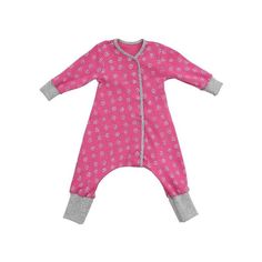 Комбинезон Bambinizon Цветочный луг, цвет: розовый