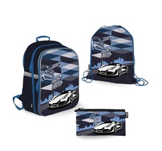 Комплект Seventeen рюкзак+пенал+мешок для обуви 39х28х15 см Seventeen.