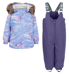 Комплект куртка/брюки Huppa Avery, цвет: фиолетовый