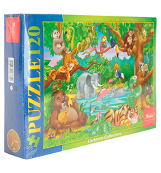 Пазл Hatber В джунглях 120 элементов