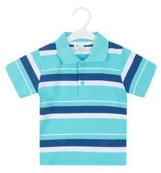 Футболка-поло Fun Time, цвет: голубой/синий