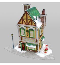 3D Пазл CubicFun Рождественский коттедж 3