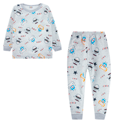 Пижама джемпер/брюки Bony Kids, цвет: серый