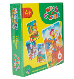 Пазл Дрофа Играй и собирай Пират ковбои индейцы север