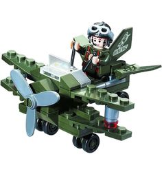 Конструктор Brick Военный самолет (50 дет)